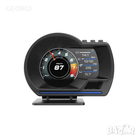 Mobilly допълнителен бордов компютър, бордов дисплей HUD A501, LCD, OBDII, снимка 5 - Аксесоари и консумативи - 55494567