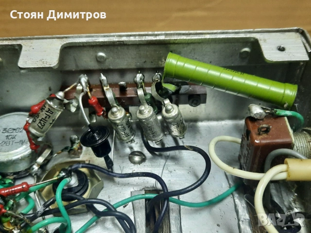 Ретро лампово шаси за усилвател, телеграфен ключ, снимка 7 - Други - 54772806