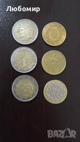 Евро монети - Франция 1999 2евро с Дефект