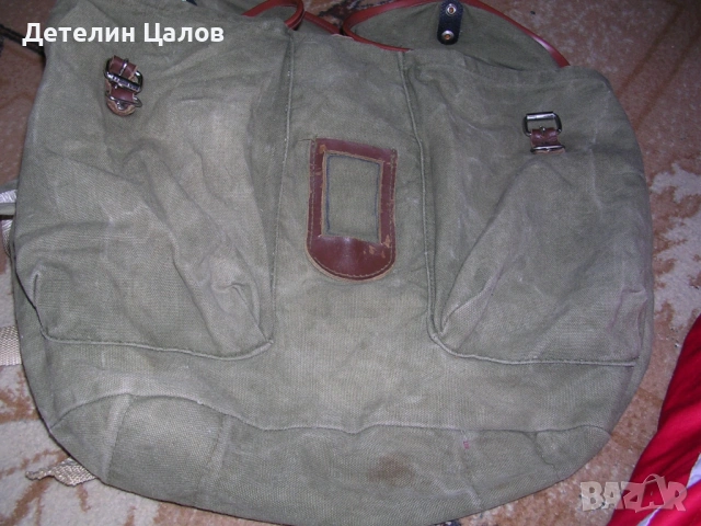 Голяма ретро войнишка раница от Тошово време, снимка 8 - Други - 54661559
