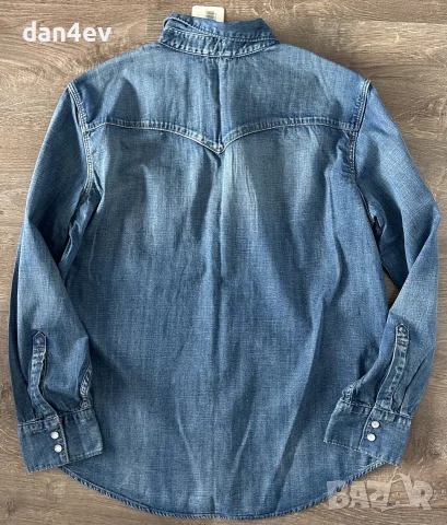 Дънкова риза Levis, снимка 8 - Ризи - 55600873