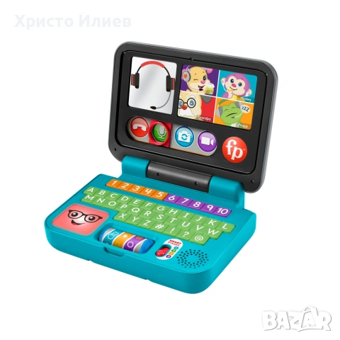 Интерактивна играчка детски лаптоп Fisher Price Laugh & Learn