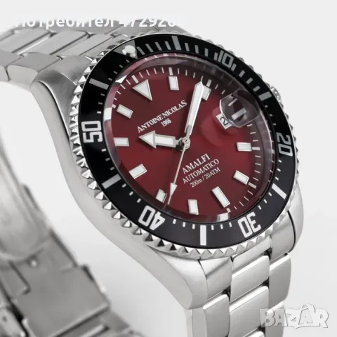 Часовник Antoine Nicolas 1986 Amalfi Red, снимка 3 - Мъжки - 55485467