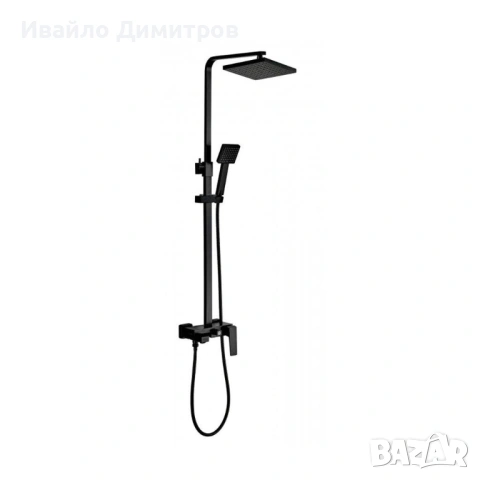 ДУШ СИСТЕМА ЧЕРЕН МАТ, снимка 2 - Душове - 54216636