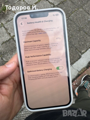 iPhone 13 128gb 87% здраве на батерията, снимка 16 - Apple iPhone - 54654528