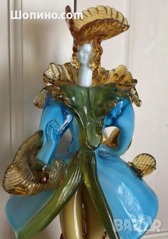 Murano Italy  Circa 1960 “ Стъклената красавица”, снимка 6 - Колекции - 54928964