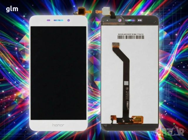Оригинален LCD Дисплей за Huawei Enjoy 6S / Honor 6C + Тъчскрийн бял