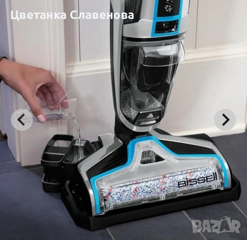 Безкабелна прахосмукачка 560W за мокро почистване Bissell 2225N CrossWave Pet Pro, снимка 4 - Прахосмукачки - 55143939