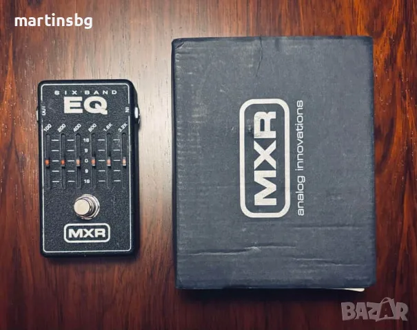 Шестлентов еквалайзер за китара MXR M109 Six Band EQ Black, снимка 2 - Китари - 55637832