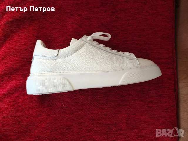 Продавам мъжки спортни обувки от ест.кожа, снимка 2 - Маратонки - 54787496