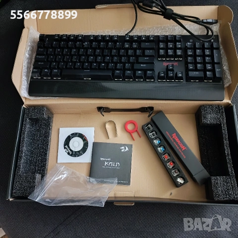 Механична геймърска клавиатура Redragon Kala K557 RGB, снимка 9 - Клавиатури и мишки - 54808165