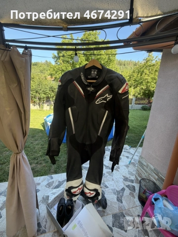 Мото екип Alpinestars и ботуши, снимка 2 - Спортни дрехи, екипи - 55414349