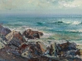 Стара Картина Вили Алеков Море, снимка 10