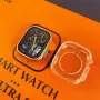Смарт часовник 2023 New smart watch S100 ultra 7 in 1 strap HD Heart rate exercise fitness tracker , снимка 1