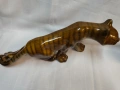 Стара порцеланова скулптура на тигър- 1970 г., снимка 3
