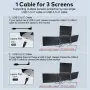 Три допълнителни 16-инчови монитора за лаптоп – Triple Screen Extender, снимка 8