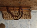 стара плетена бамбукова чанта , снимка 3