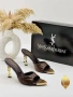 Yves Saint Laurent Нови Дамски Чехли на Ток YSL Различни Цветове , снимка 3