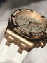 Audemars Piguet Royal Oak Offshore 37mm Rose Gold White Diamond Дамски Различни Цветове, снимка 3