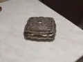 винтидж кутия за бижута Godinger Silver Art Co. посребрена 130х115х48мм и вътре 96х80х38мм, снимка 2