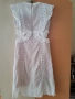 Лятна бяла дантелена рокля р-р L, снимка 2