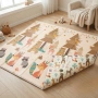 Двулицев образователен детски килим Горски животни 180 х 200 см - водоустойчив, сгъваем, снимка 6