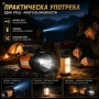 Мощен акумулаторен прожектор LED фенер къмпинг лампа за риболов туризъм палатка аварии работа лов, снимка 4