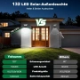 Комплект от 3 Нови Соларни LED лампи със сензор за движение IP65, снимка 3
