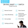 TONGOU WiFi DIN Smart Switch 40A с измерване, снимка 3