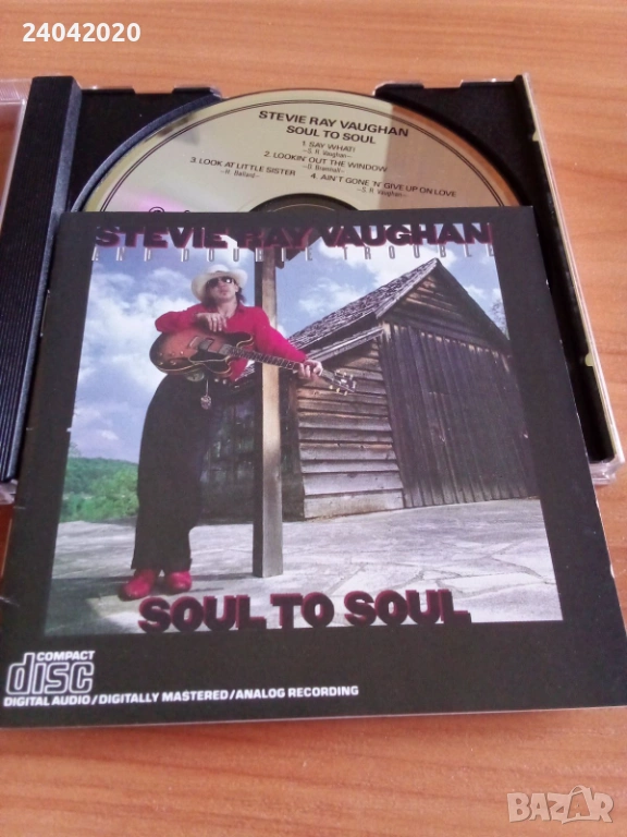 Stevie Ray Vaughan And Double Trouble – Soul To Soul оригинален US диск, снимка 1