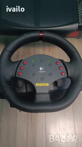Волан за компютър logitech momoracing, снимка 2 - Джойстици и геймпадове - 55353114