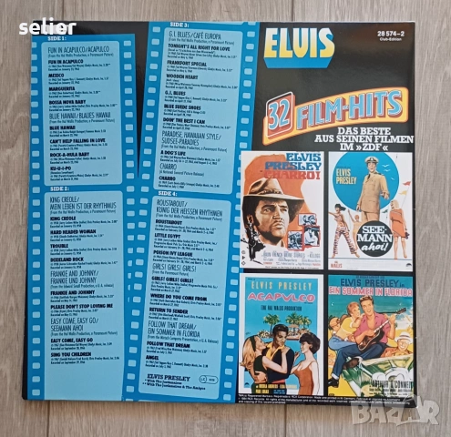 Elvis Presley ‎– 32 Film-Hits Двойна плоча-GATEFOLD Издание 🇩🇪 GERMANY 1984г-LUB EDITION Състояние, снимка 3 - Грамофонни плочи - 54719500