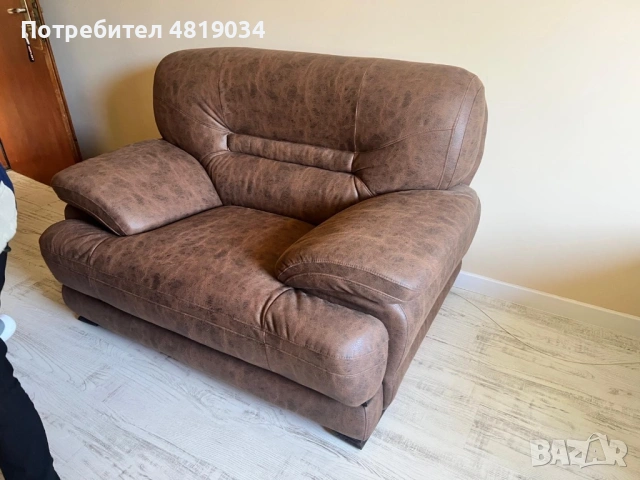 Диван 1 + 3, снимка 3 - Дивани и мека мебел - 54442517