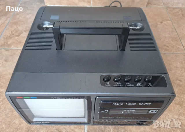 Vintage/Цветен телевизионен монитор касета 2-лентов радиоприемник TC 9050 A