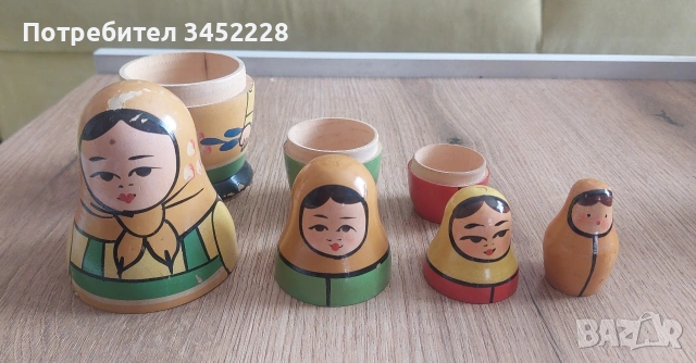 Матрйошки 4 броя , снимка 4 - Антикварни и старинни предмети - 54214831