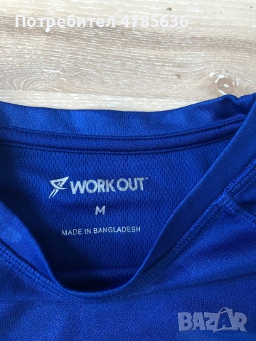 Спортна тениска workout размер М , снимка 2 - Тениски - 54148227
