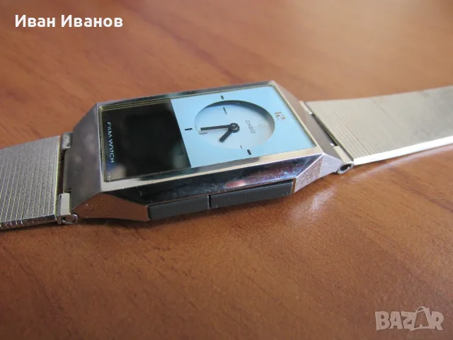 Casio FS-104 FILM WATCH ILLUMINATOR Касио аналогово дигитален часовник, снимка 6 - Дамски - 55657292