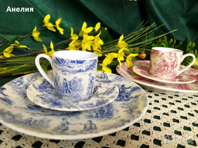 Синьо/ червено Англия , снимка 9 - Чаши - 54399908