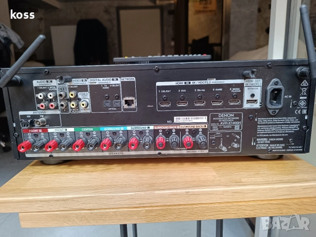AVR DENON X 1400H, снимка 3 - Ресийвъри, усилватели, смесителни пултове - 55076303