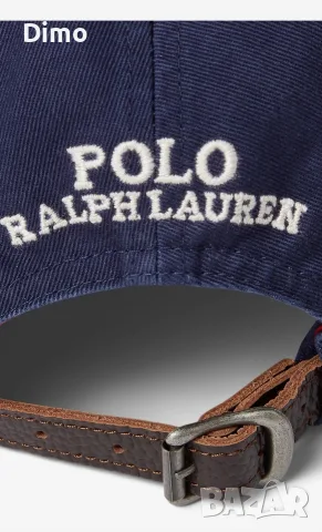 Унисекс шапка козирка Polo Ralph Lauren - BEAR TWILL BALL, снимка 3 - Шапки - 55645327