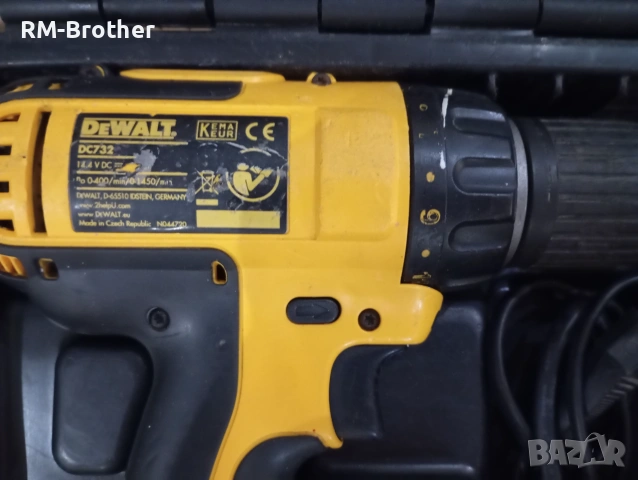 Комплект винтоверт ударен гайковерт зарядно и батерии DeWalt, снимка 2 - Винтоверти - 55243671