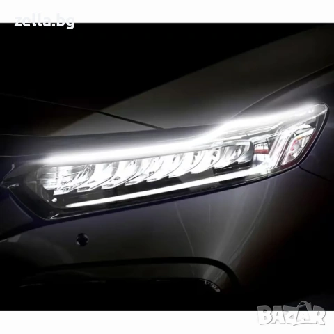 LED дневни светлини (DRL) тип лента 60 см с динамичен мигач LED FLOW, IP65, авто тунинг 10190, снимка 10 - Части - 54660559