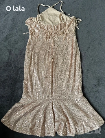 Миди пайетена рокля, снимка 3 - Рокли - 54192911