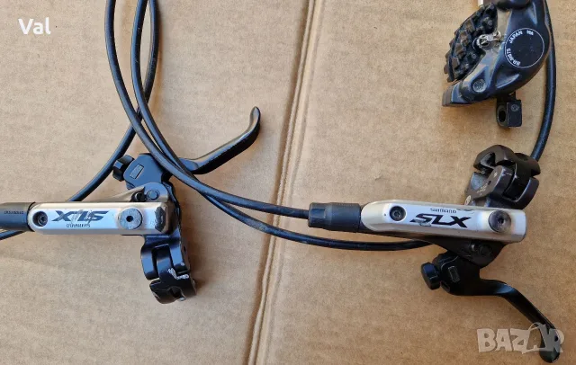 Хидравлични дискови спирачки Shimano SLX BR-M675, снимка 3 - Части за велосипеди - 55576819