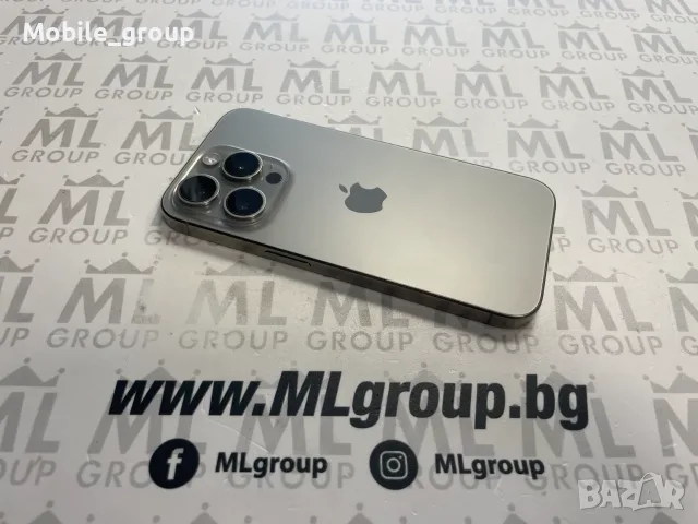 #MLgroup предлага iPhone 15Pro 128GB Natural Titanium 87%, втора употреба