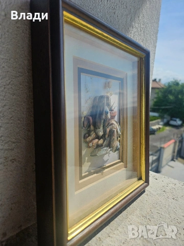 3д картина кученца 18х20см., снимка 3 - Други животни - 54616360