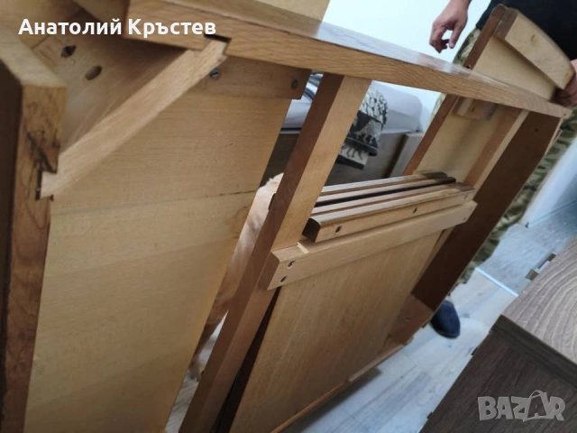 Разтегателна маса 130х85, снимка 2 - Маси - 54664150