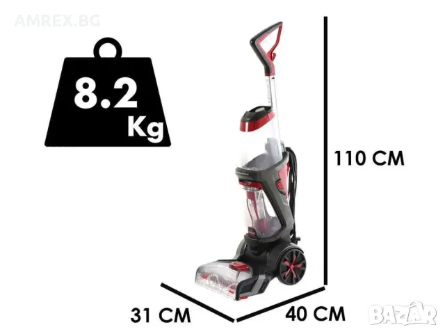 Перяща машина за килими и тапицерии BISSELL ProHeat 2X Revolution – 800 W, снимка 2 - Прахосмукачки - 55404561