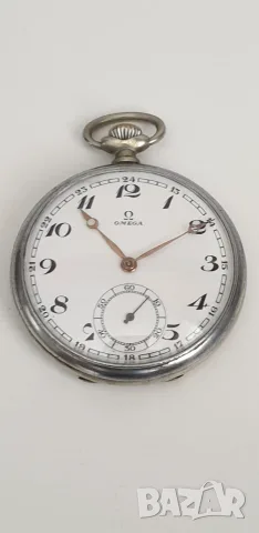 Джобен часовник Omega 1938 година, снимка 14 - Антикварни и старинни предмети - 55674951