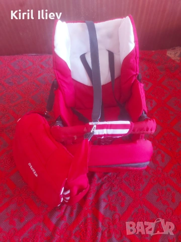 Продавам, бебешко кошче за количка с чанта за бебешки принадлежности.
